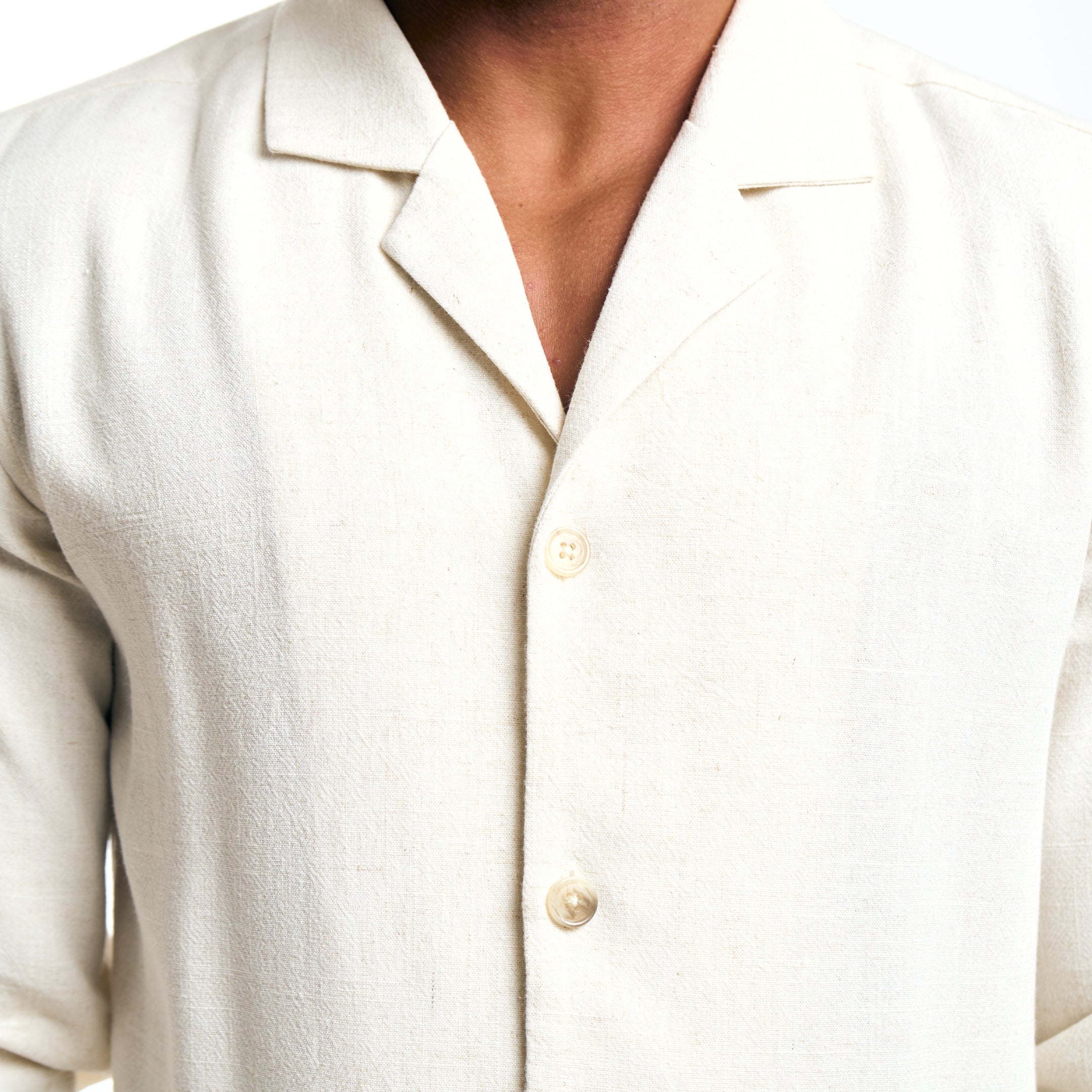 Liora Linen Shirt - Birch