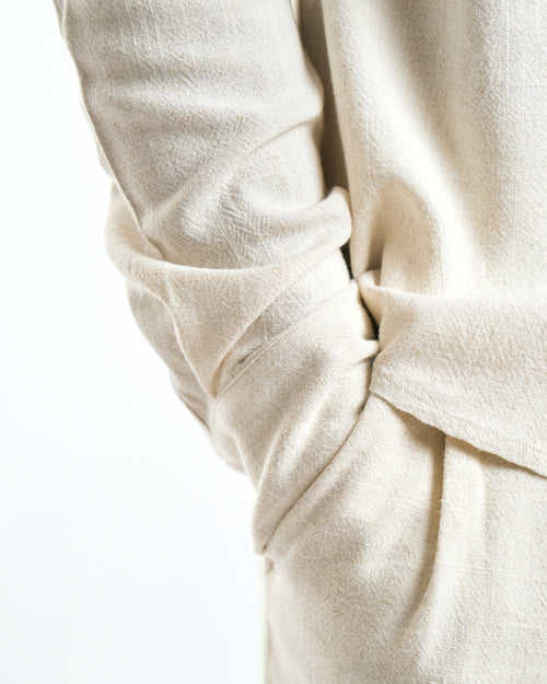 LIORA LINEN SHIRT - BIRCH