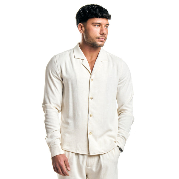 Liora Linen Shirt - Birch